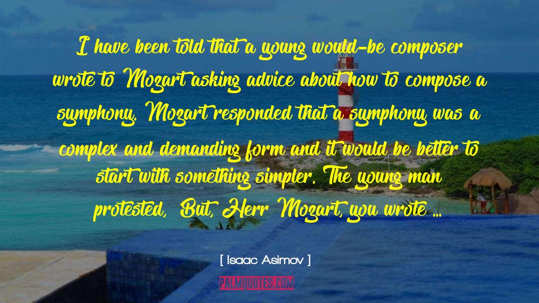Bravo Herr Mozart quotes by Isaac Asimov