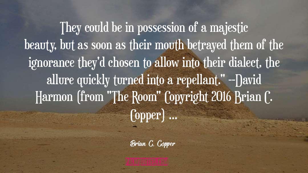 Brazed Copper quotes by Brian C. Copper