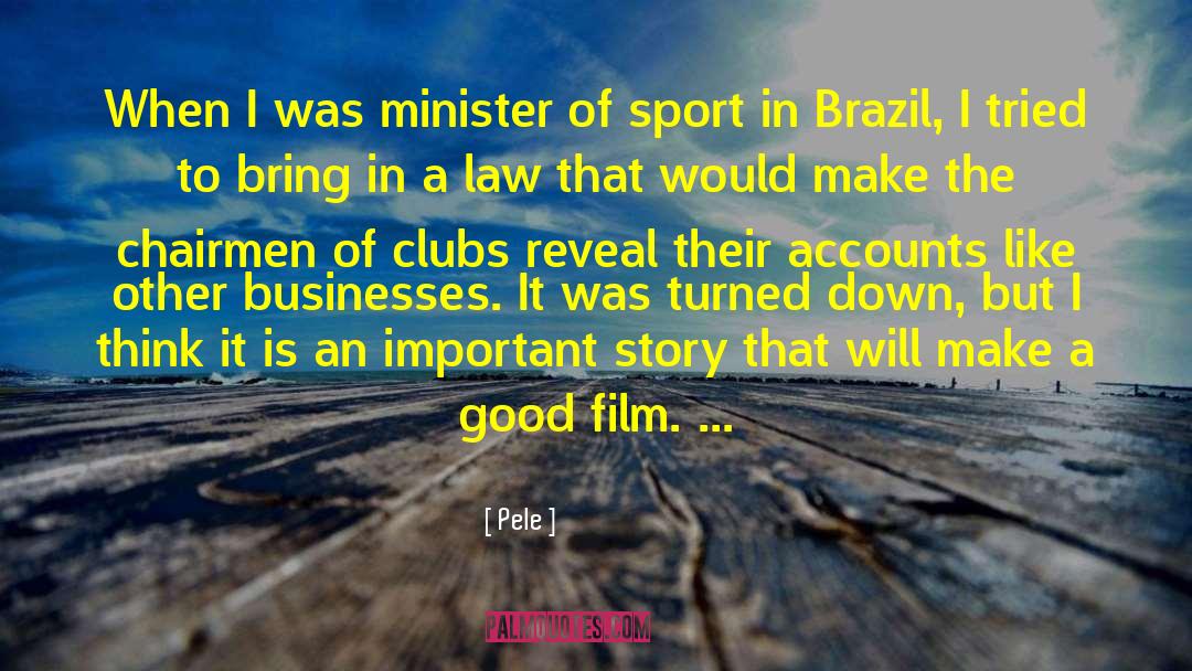 Brazil Decoration quotes by Pele