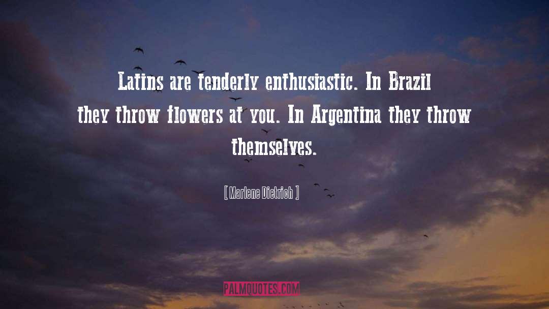Brazil quotes by Marlene Dietrich