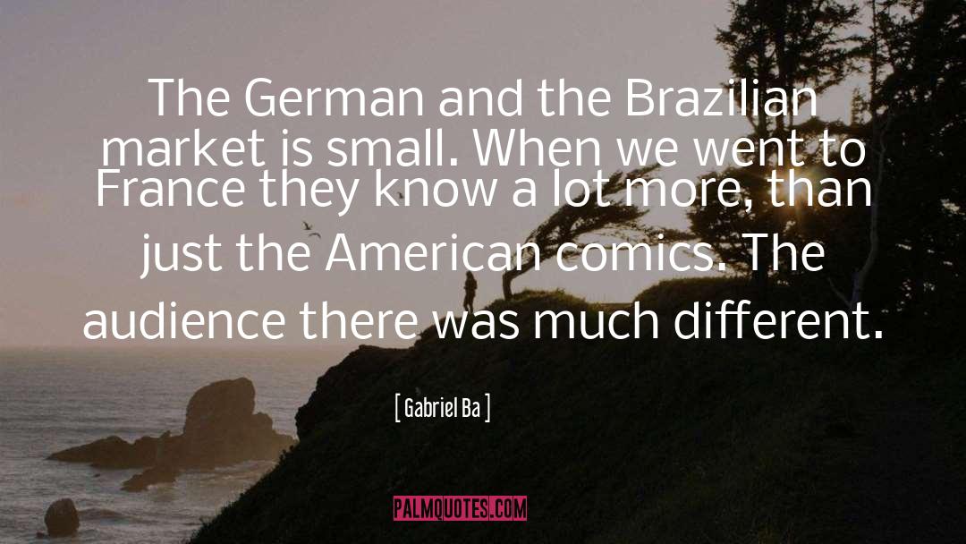 Brazilian quotes by Gabriel Ba