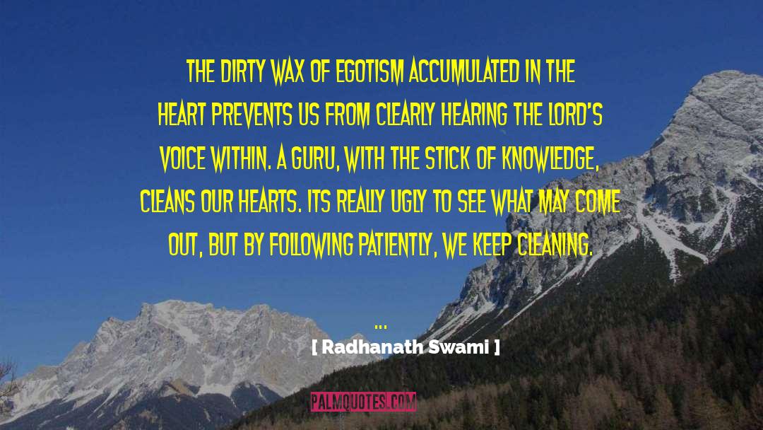 Brazilian Wax quotes by Radhanath Swami