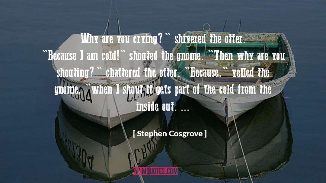 Brb Crying quotes by Stephen Cosgrove