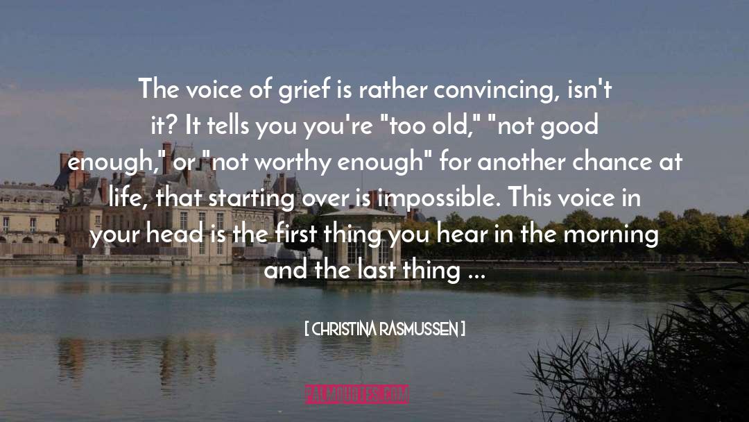 Brb Crying quotes by Christina Rasmussen