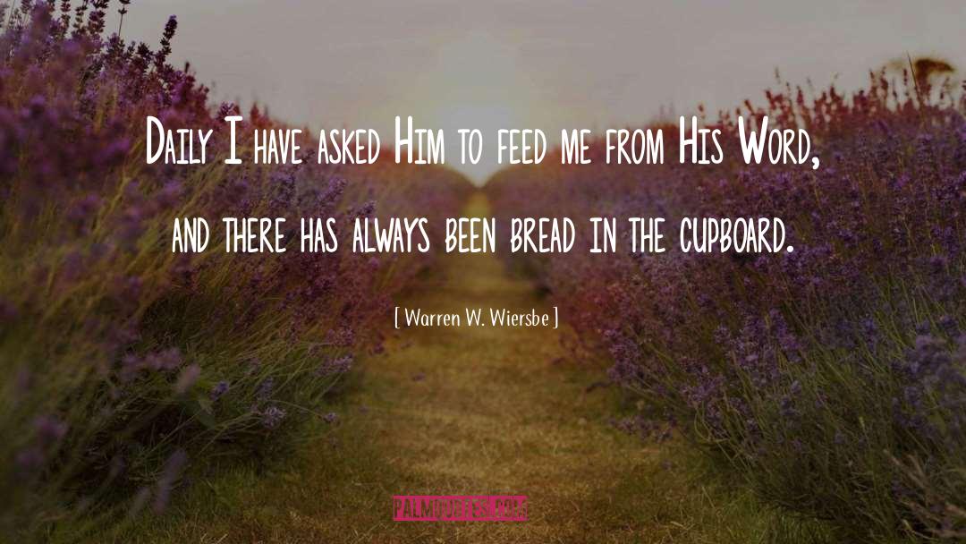 Bread Crumbs quotes by Warren W. Wiersbe