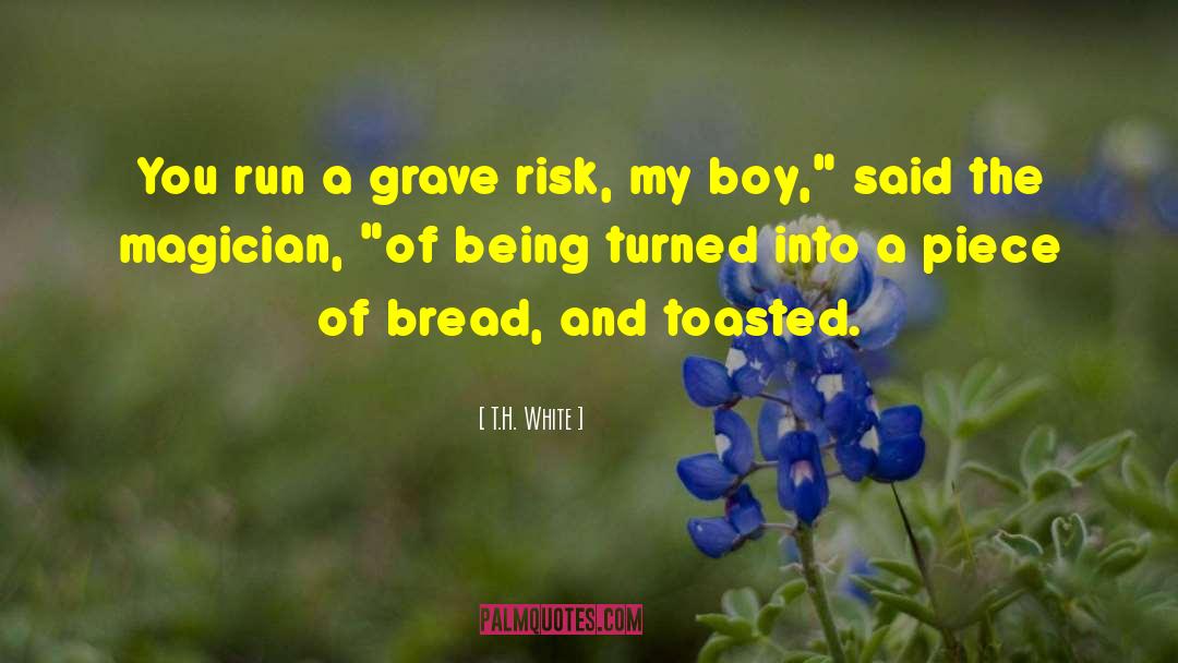 Bread Pudding quotes by T.H. White
