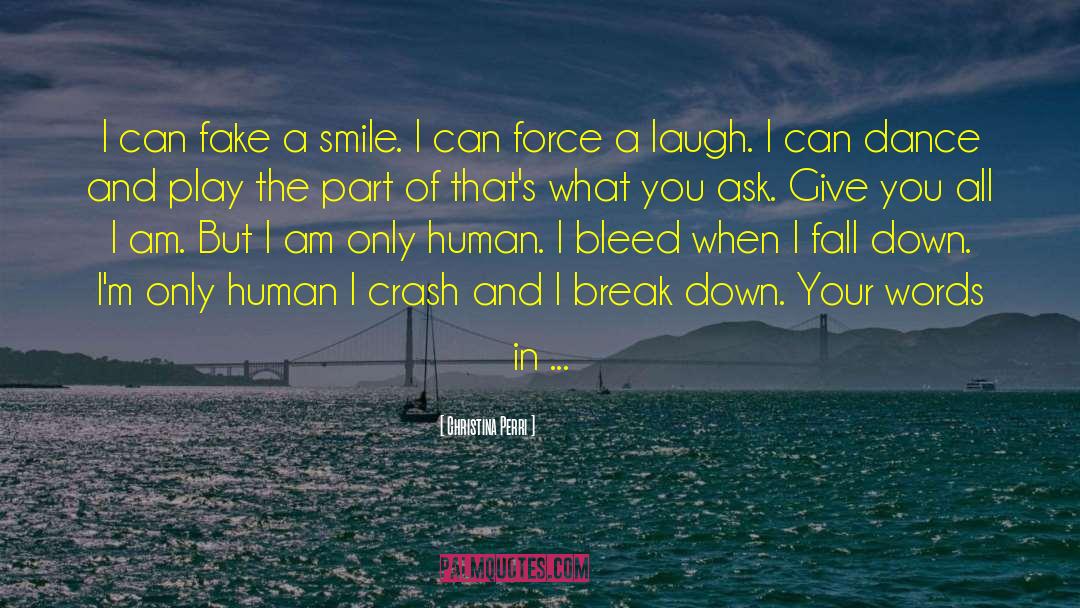 Break Down quotes by Christina Perri