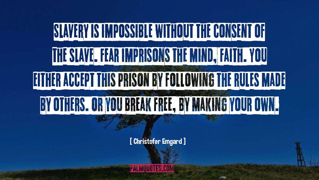 Break Free quotes by Christofer Emgard