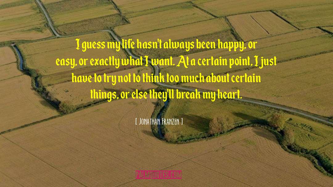 Break My Heart quotes by Jonathan Franzen