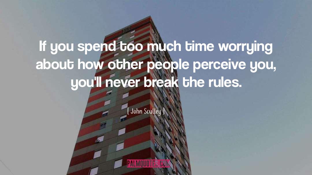 Break The Rules quotes by John Sculley