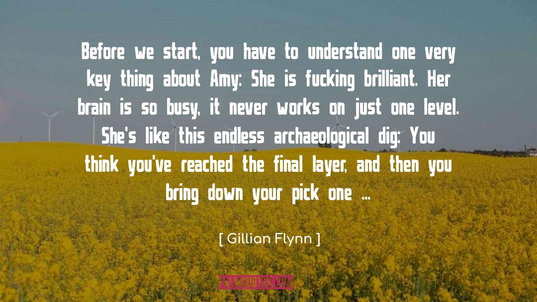 Break Through quotes by Gillian Flynn