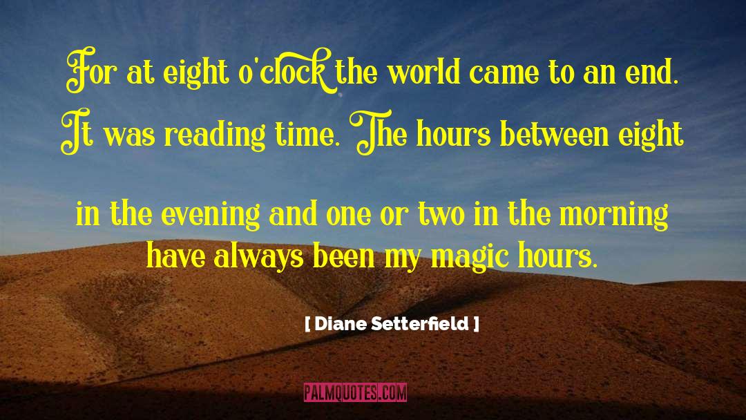 Break Time quotes by Diane Setterfield