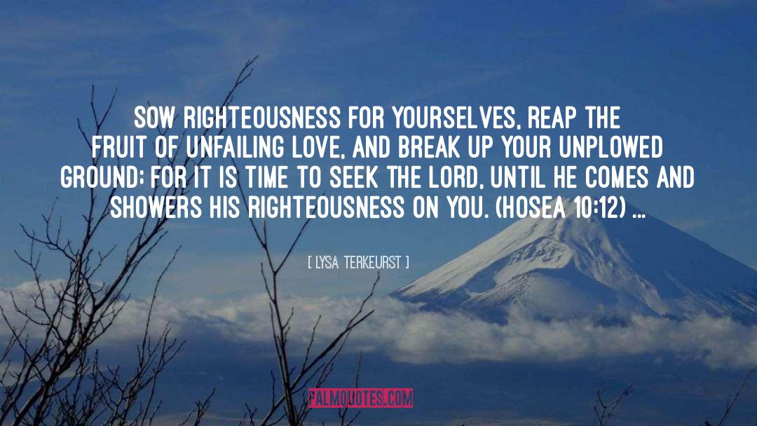 Break Up quotes by Lysa TerKeurst