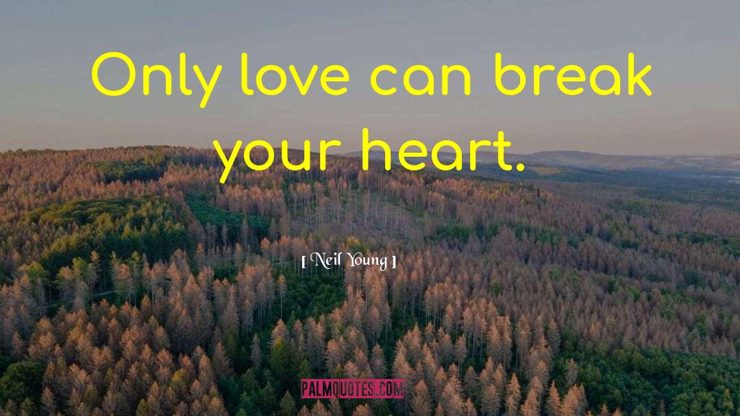 Break Your Heart quotes by Neil Young
