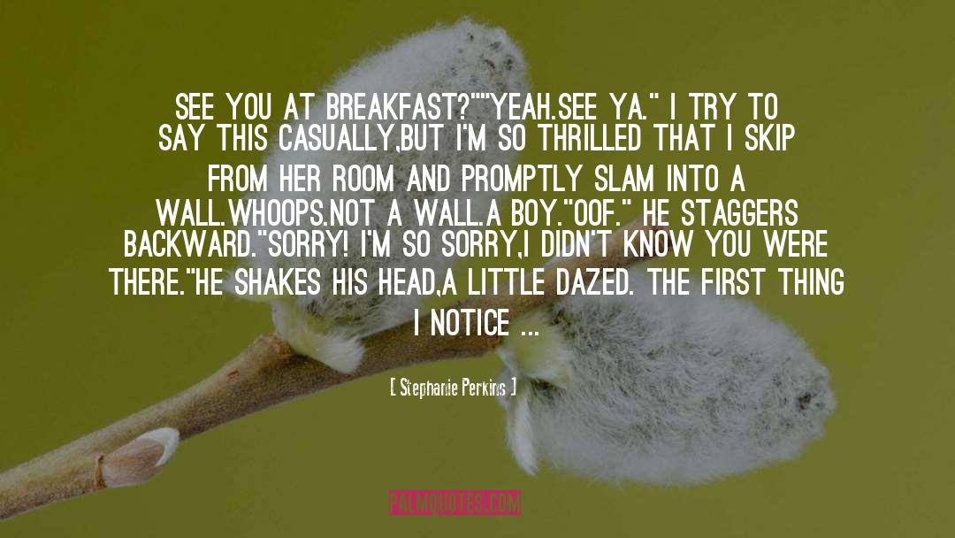 Breakfast At Tiffanys quotes by Stephanie Perkins