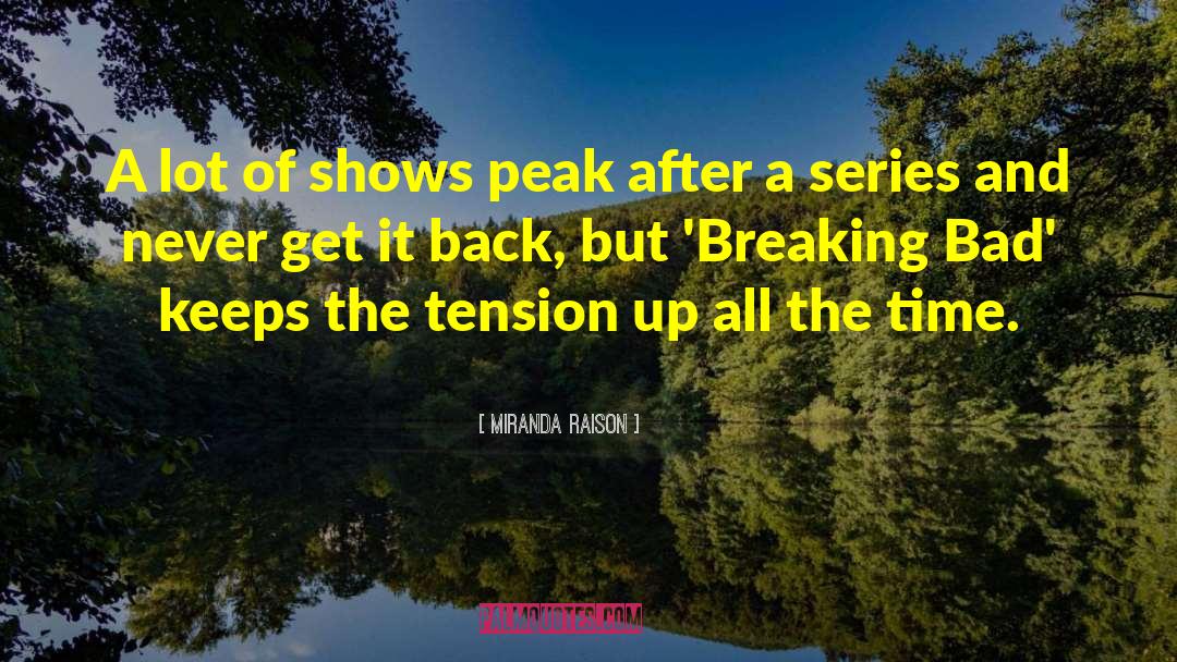 Breaking Bad quotes by Miranda Raison