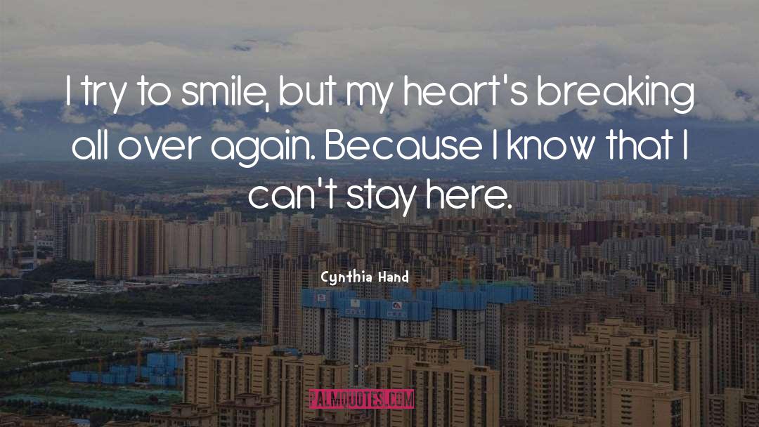 Breaking Barriers quotes by Cynthia Hand