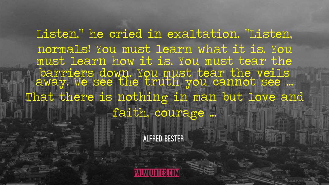 Breaking Barriers quotes by Alfred Bester