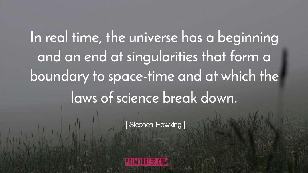 Breaking Down Barriers quotes by Stephen Hawking