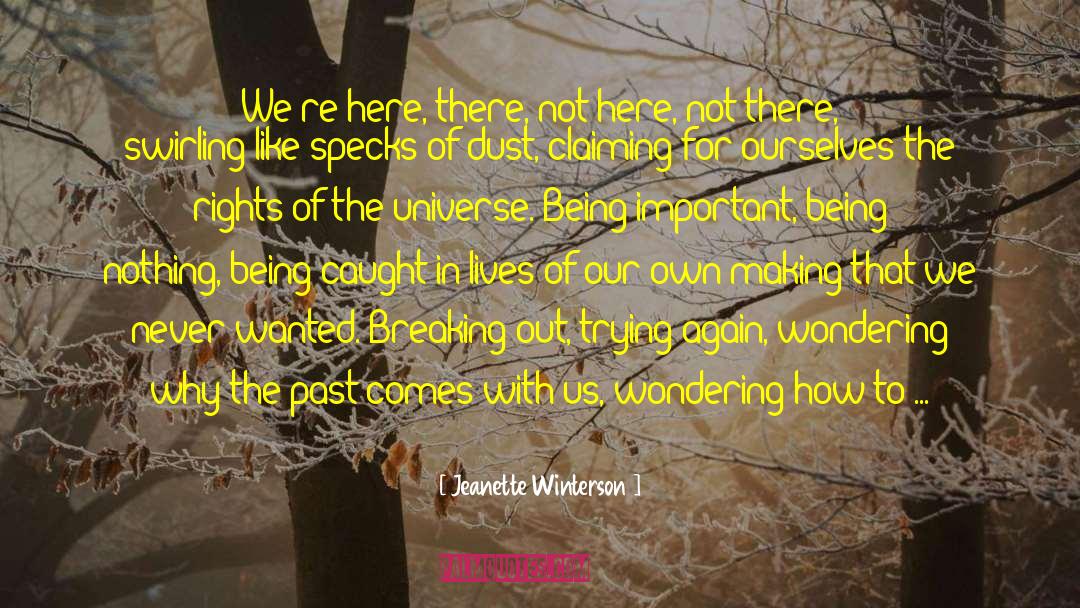 Breaking Out quotes by Jeanette Winterson