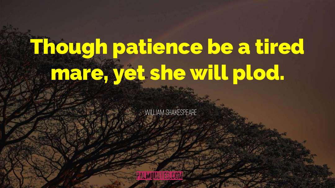 Breaking Point Patience Limit quotes by William Shakespeare