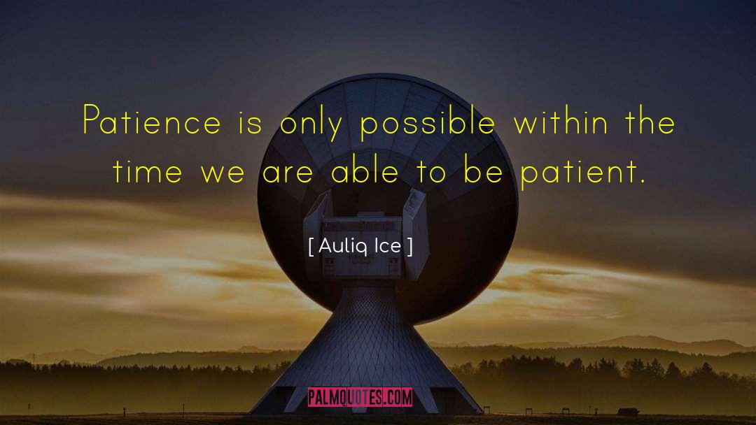 Breaking Point Patience Limit quotes by Auliq Ice