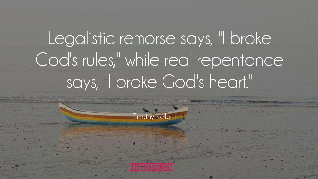 Breaking Rules quotes by Timothy Keller