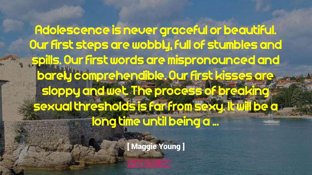 Breaking Someone quotes by Maggie Young