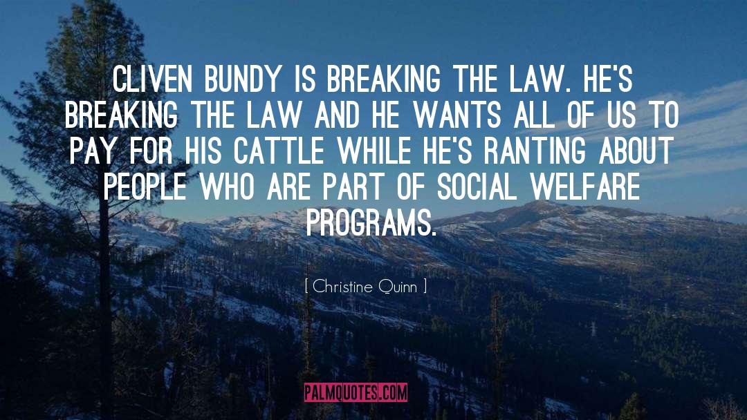 Breaking The Law quotes by Christine Quinn