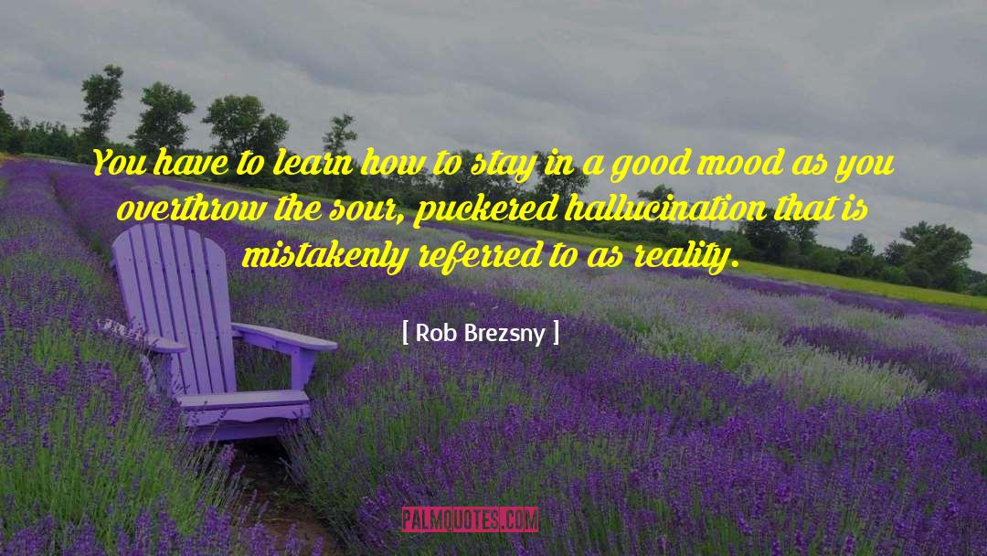 Breaking The Mood quotes by Rob Brezsny