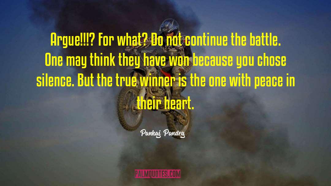 Breaking The Silence quotes by Pankaj Pandey