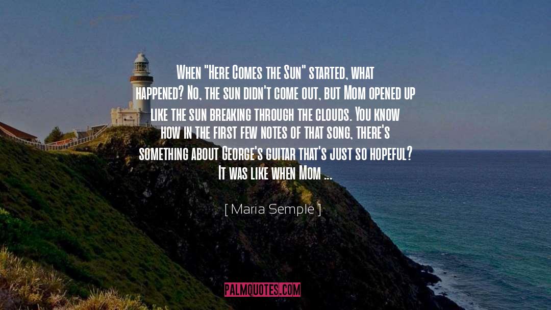 Breaking Through quotes by Maria Semple