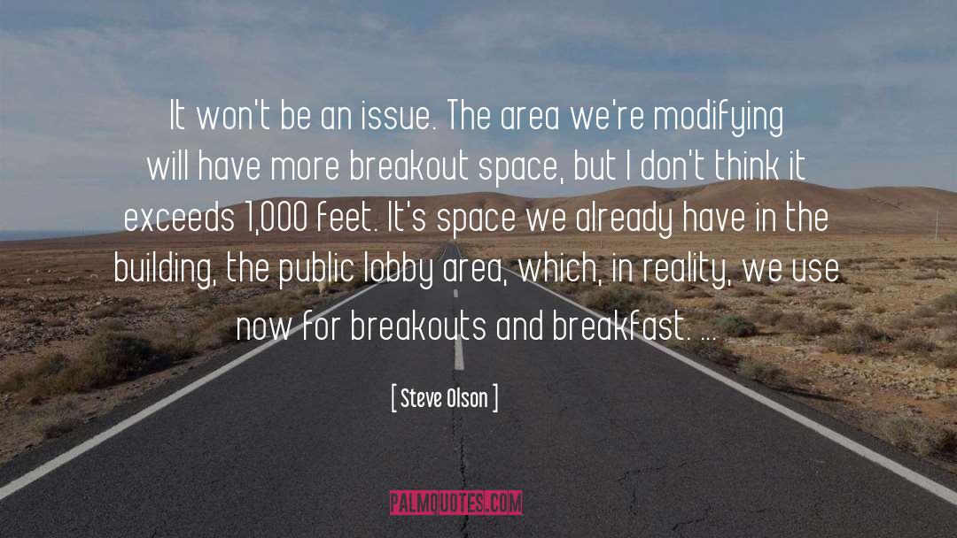 Breakout quotes by Steve Olson