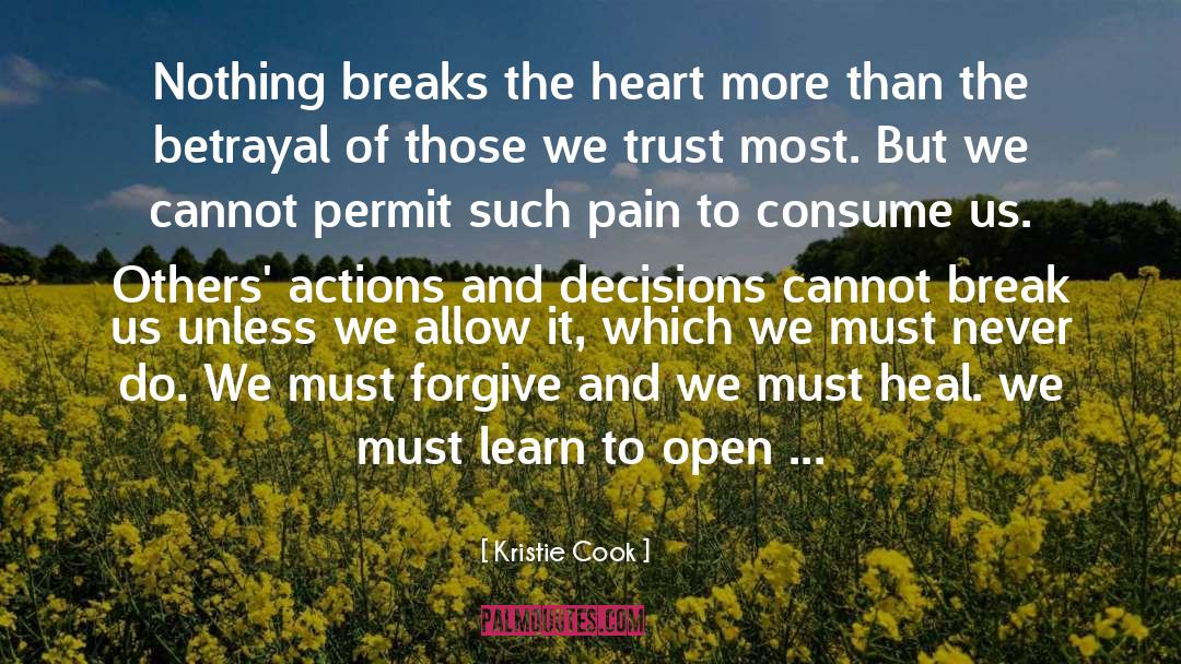 Breaks quotes by Kristie Cook