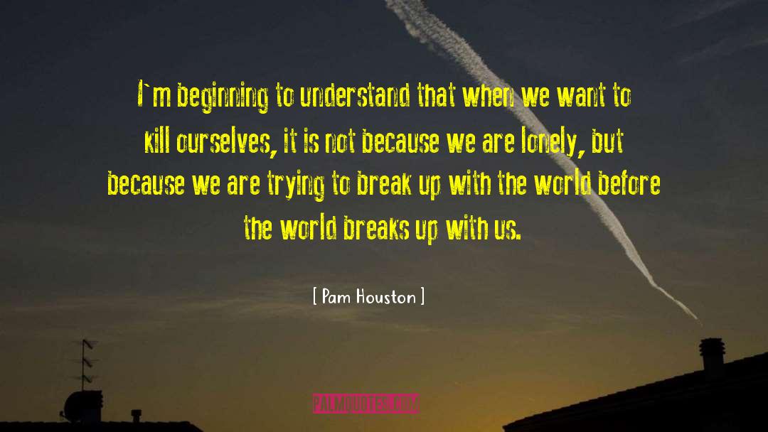 Breaks Up quotes by Pam Houston