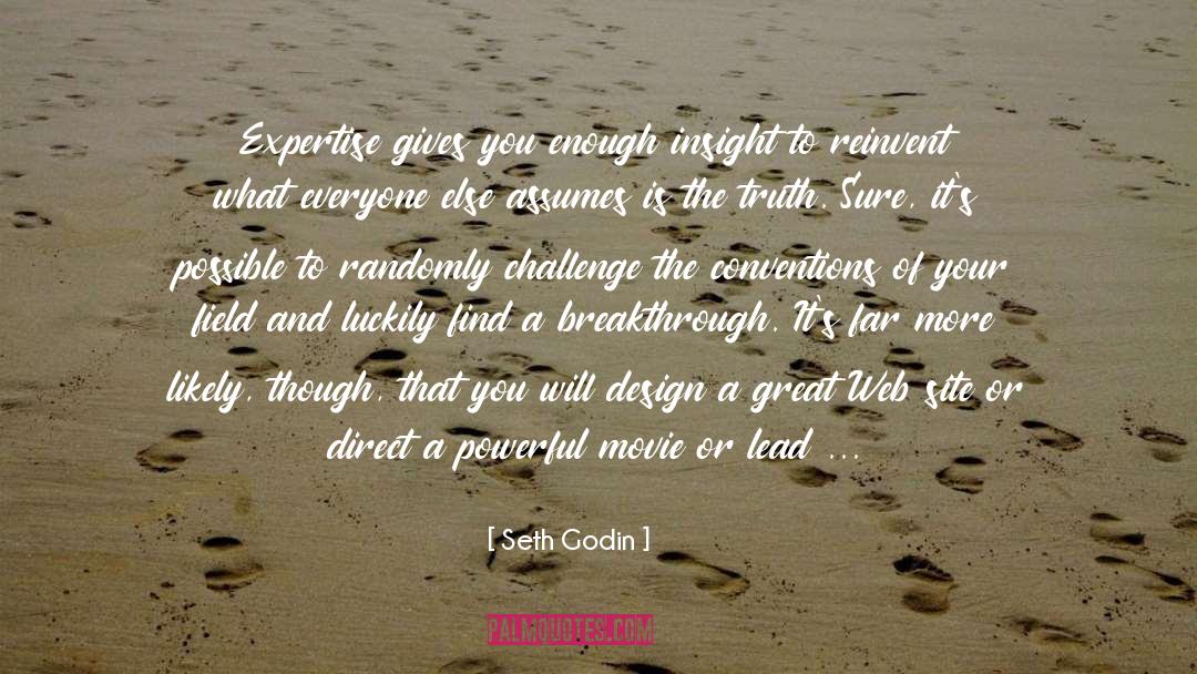 Breakthrough quotes by Seth Godin