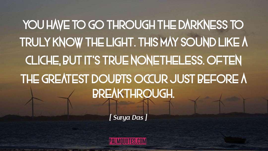 Breakthrough quotes by Surya Das