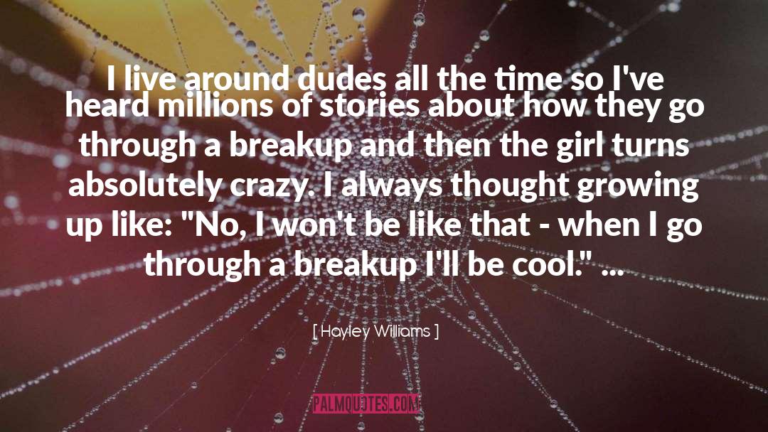 Breakup quotes by Hayley Williams