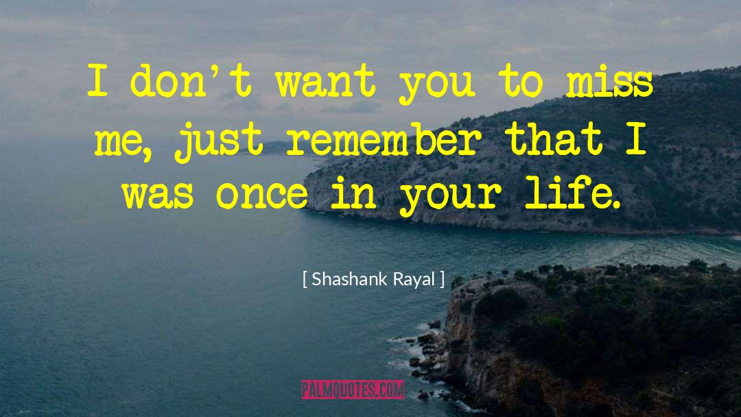 Breakup quotes by Shashank Rayal