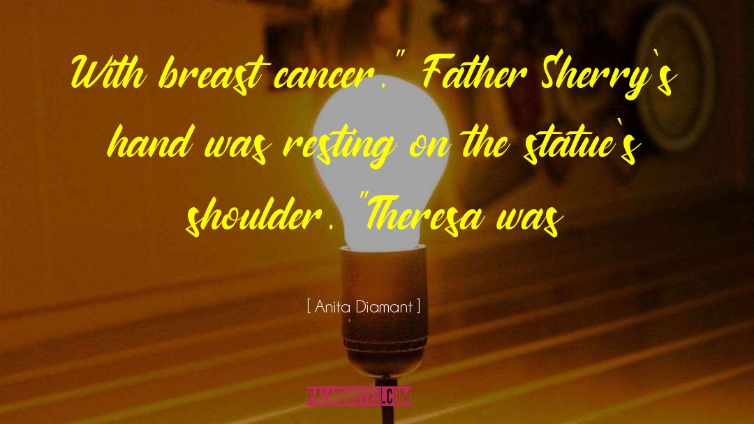 Breast Cancer Inspiration quotes by Anita Diamant