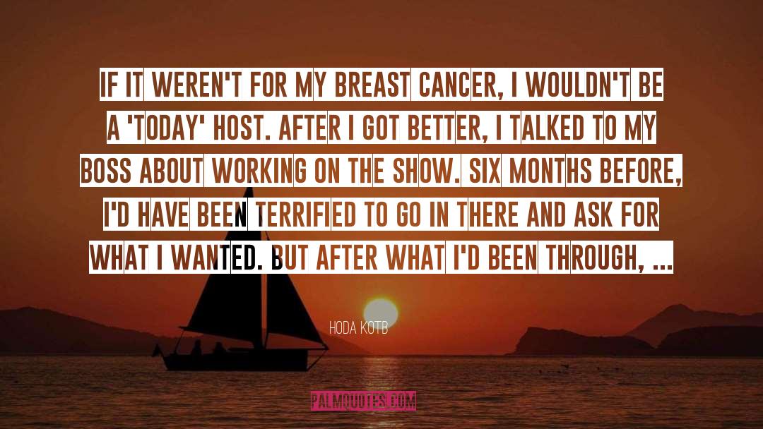 Breast Cancer Survivor quotes by Hoda Kotb