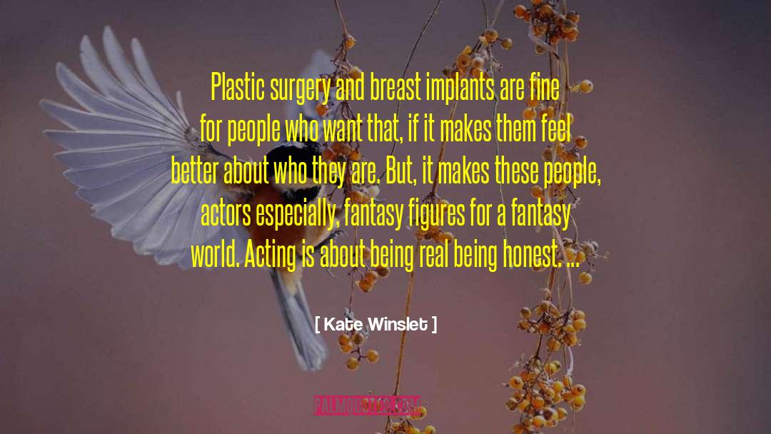 Breast Implants quotes by Kate Winslet