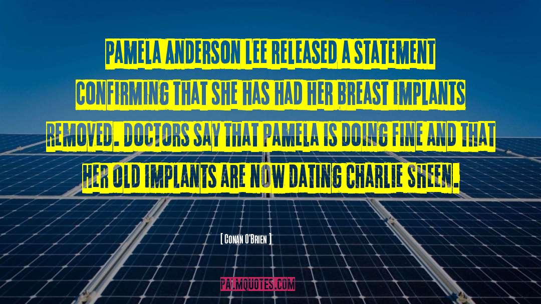 Breast Implants quotes by Conan O'Brien