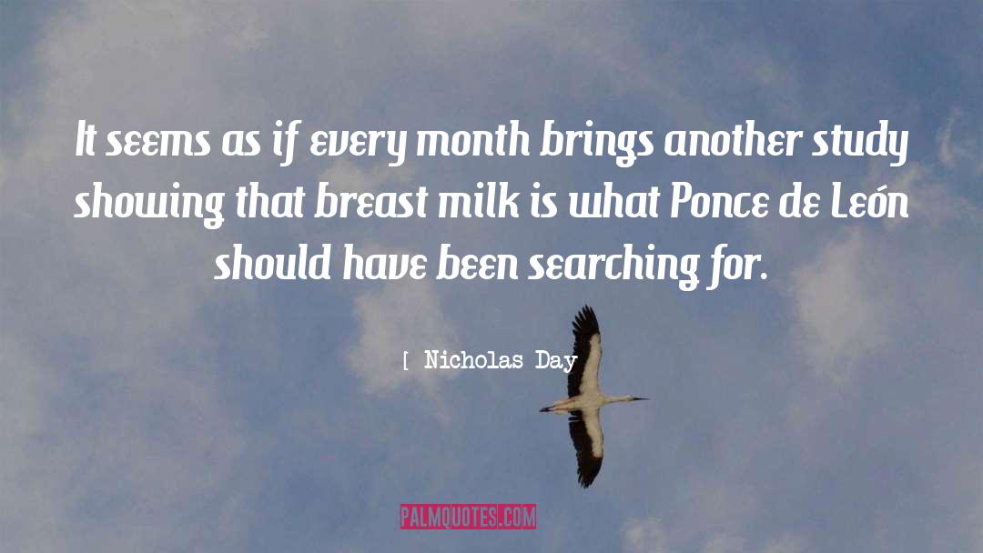 Breast Milk Bank quotes by Nicholas Day