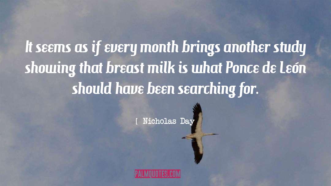 Breastfeeding Humor quotes by Nicholas Day