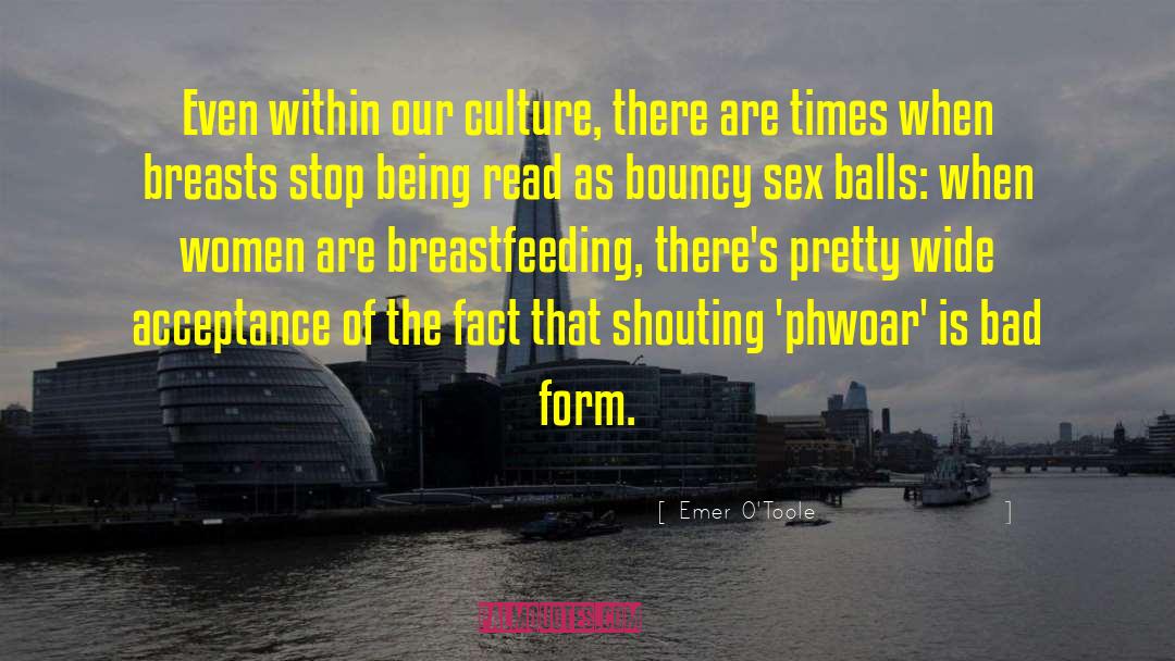 Breastfeeding quotes by Emer O'Toole