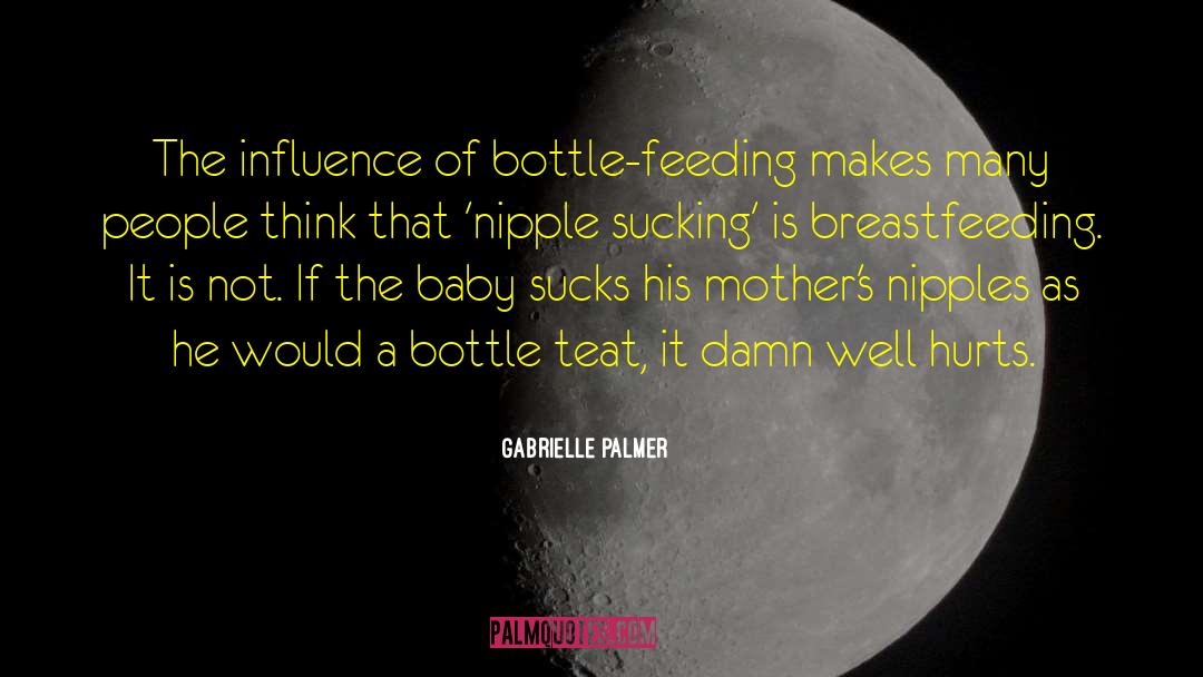 Breastfeeding quotes by Gabrielle Palmer