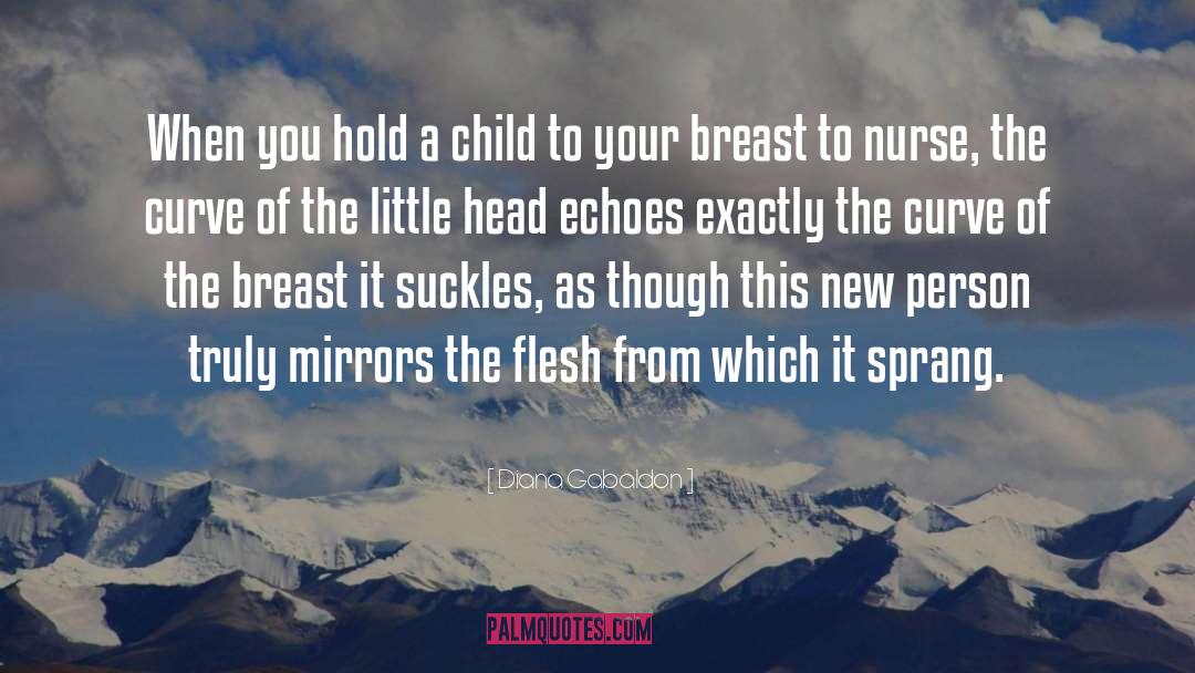 Breastfeeding quotes by Diana Gabaldon