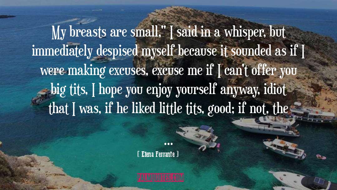 Breasts quotes by Elena Ferrante