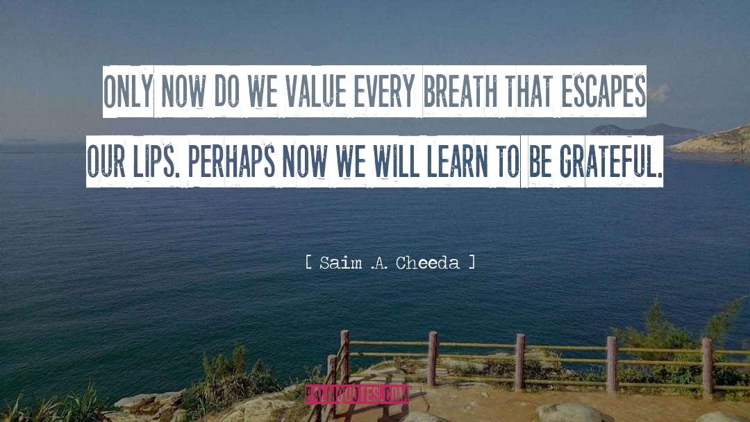 Breath quotes by Saim .A. Cheeda